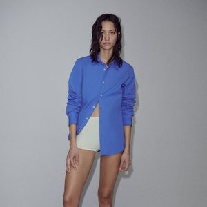 Slim Poplin Shirt. Brand New. Never Worn.